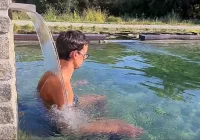 natural pool water